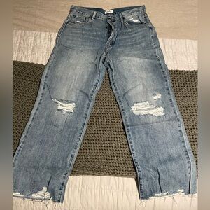 Pistola Straight Distressed light wash Jean